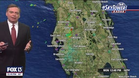 Tampa Weather | Pop up showers likely Monday