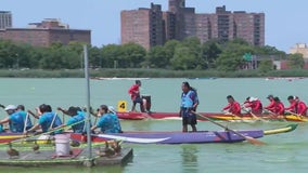 Annual Hong Kong Dragon Boat festival in Queens