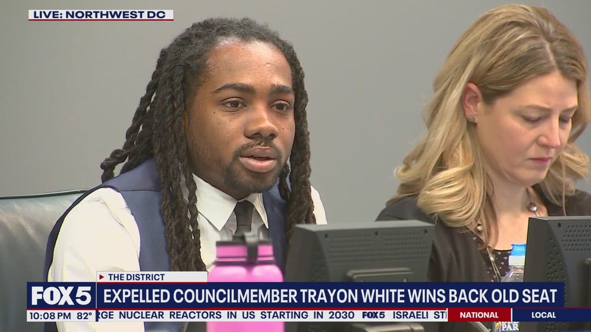 Expelled councilmember Trayon White projected to win back old seat for Ward 8