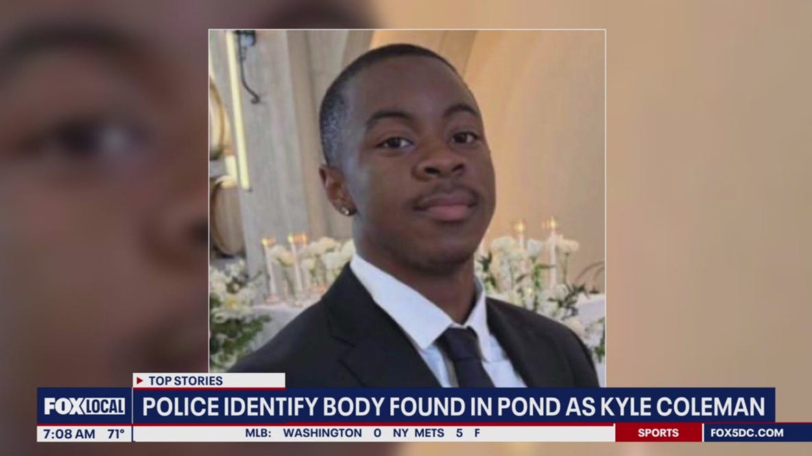 Kyle Coleman: Police ID body found in pond