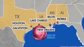 Francine churns towards Gulf Coast