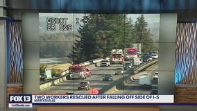 Worker falls 60 feet after equipment tips over in Everett