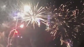 Illegal Port Jefferson fireworks display injures 4