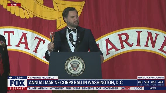 VP JD Vance speaks at Marine Corps Ball in D.C.