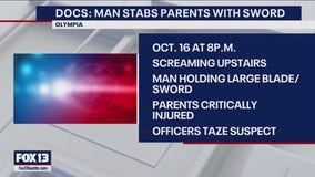 Docs: Olympia man stabs parents with sword