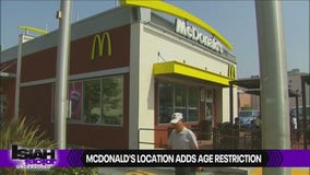 McDonald's location adds age restriction