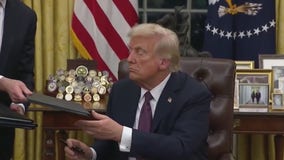 President Trump returns to the White House