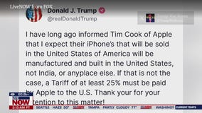 Trump calls for 50% tariff on EU imports starting June 1