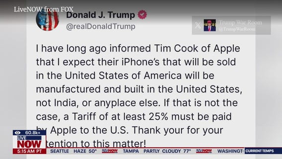 Trump calls for 50% tariff on EU imports starting June 1