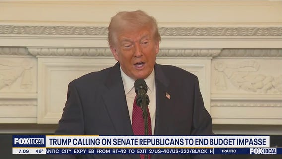 Trump calls on GOP senators to end budget impasse, reopen government