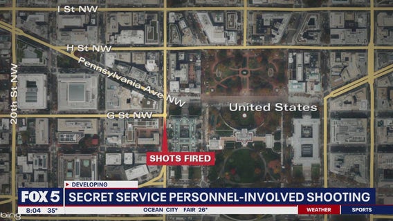 Secret Service shoots gunman near White House
