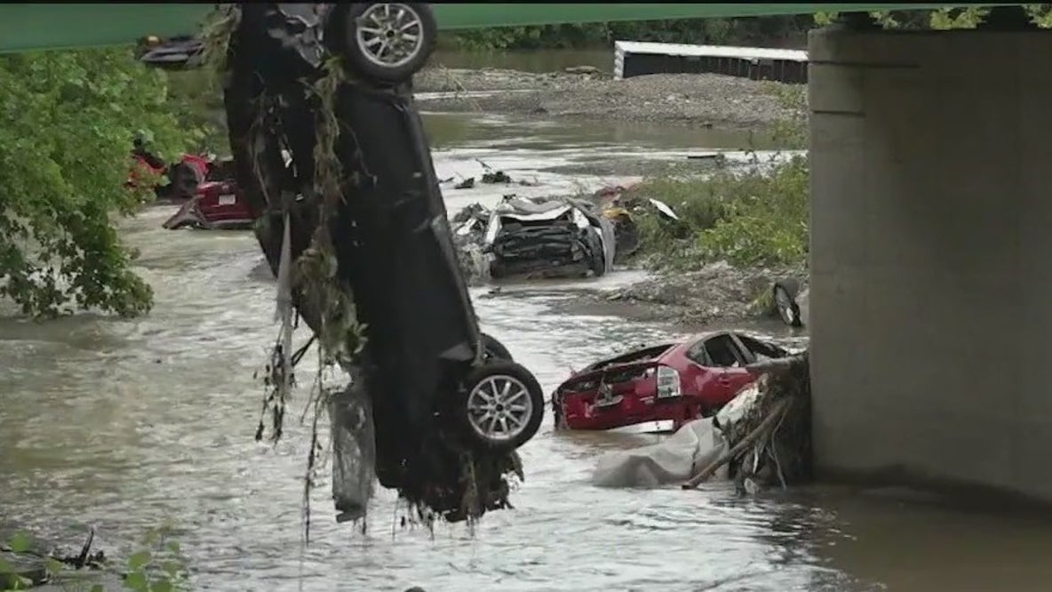 'The road buckled and is gone': West Virginia hit by destructive floods