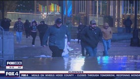 Mavs fans brave wintry weather for Thursday game