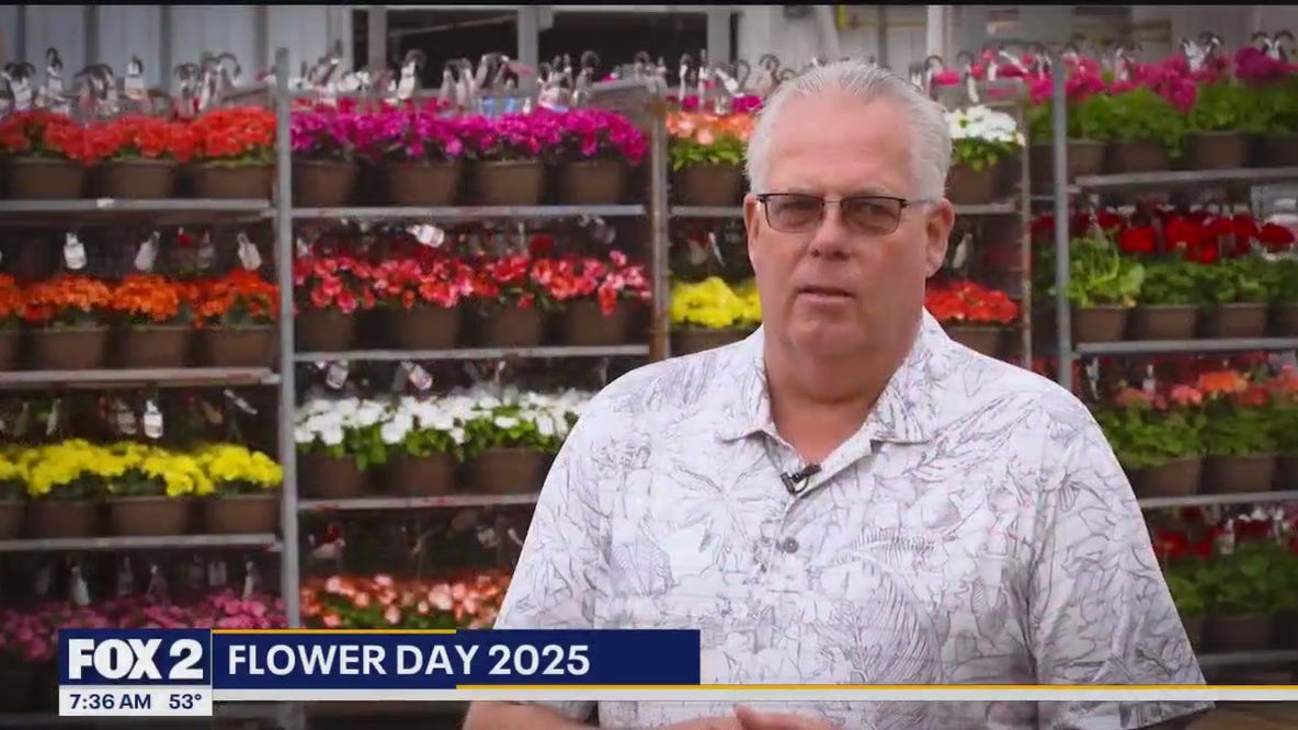 Preparing for Flower Day at Eastern Market