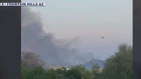 Adams Fire burns 3,500 acres near Fountain Hills