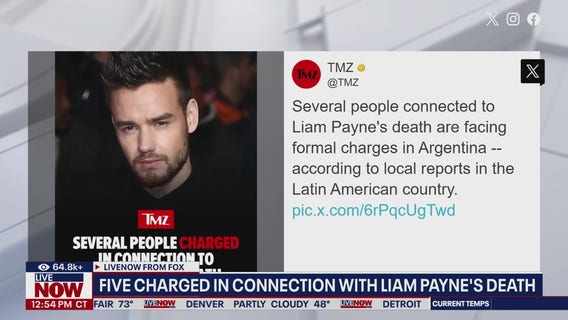 Liam Payne death: 5 charged in Argentina, including 2 for supplying drugs