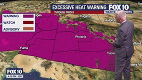 Arizona weather forecast: Excessive Heat Warning issued for 9 counties