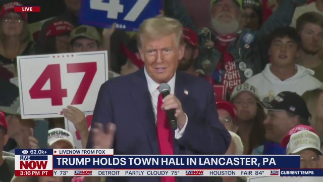 Full event: Trump holds town hall in Pennsylvania
