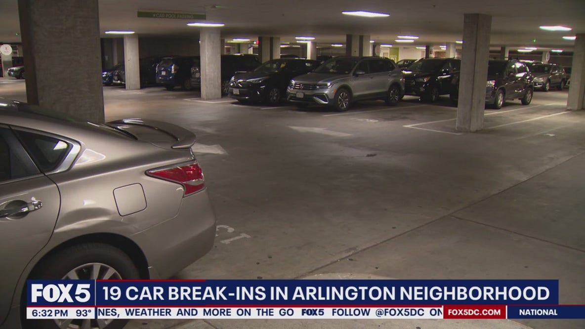 Police say 19 cars broken into inside Arlington parking garage