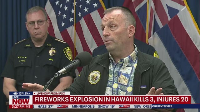 Fireworks explosion in Honolulu area kills 3, injures at least 20