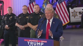 Trump talks law and order at Livingston County Sheriff's Office