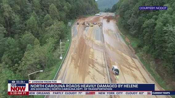Hundreds of US troops battle devastation caused by 'biblical' Helene floods