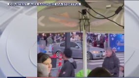 Video: Man drives through San Jose's Christmas in the Park