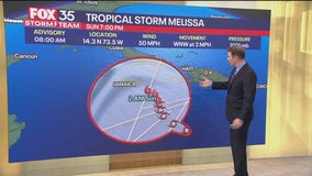 Forecast: Tropical Storm Melissa forms in the Caribbean