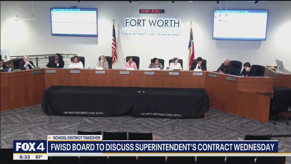 FWISD board to discuss superintendent's contract Wednesday