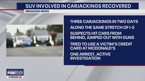 SUV involved in WA carjackings recovered