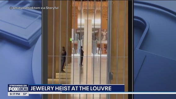 Jewelry heist at the Louvre