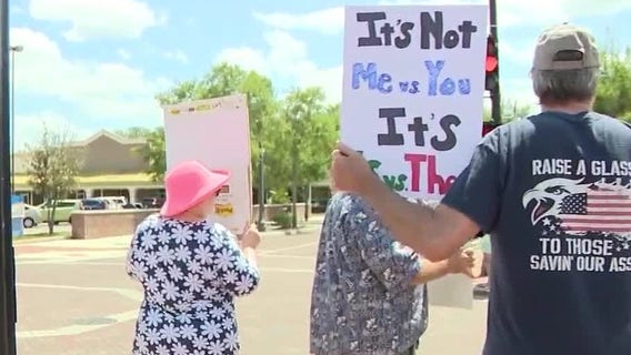 Nationwide 'Hands Off' protests underway