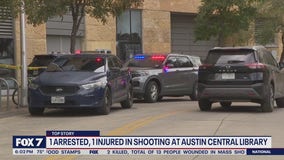1 arrested, 1 injured in shooting at Austin Central Library