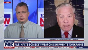 U.S. halts key weapons shipments to Ukraine