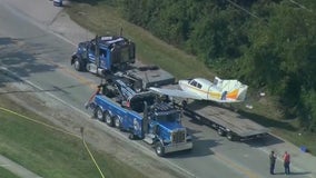 Small plane with two onboard crashes in suburban Roselle