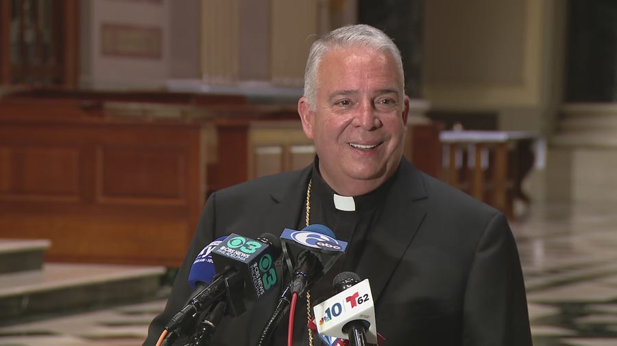 FULL SPEECH: Archbishop Nelson Perez reacts to new Pope Leo XIV
