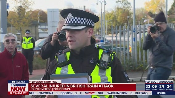 Several injured in British train attack
