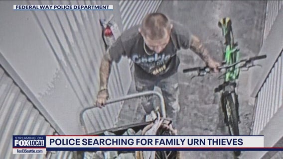 Police searching for family urn thieves