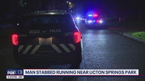 Man stabbed while running near Licton Springs Park