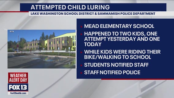 Second child luring reported near Sammamish elementary school