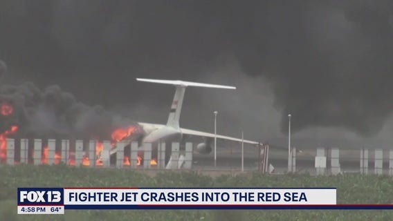 Fighter jet crashes into Red Sea