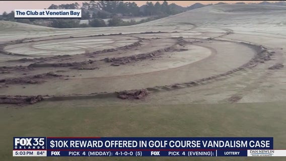 $10K reward offered in Venetian Bay golf course vandalism