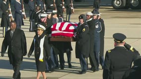 President Carter's remains arrive in Washington, D.C. [RAW]