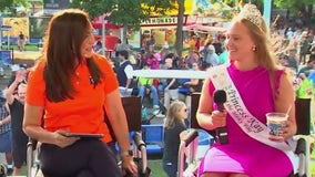 71st Princess Kay of Milky Way visits FOX 9 booth