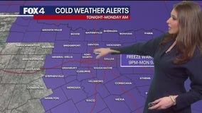 Dallas weather: November 9 overnight forecast
