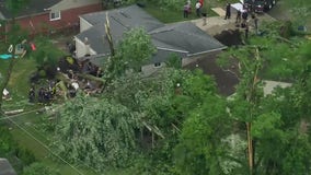 Massive tree crushes Livonia home, kills toddler