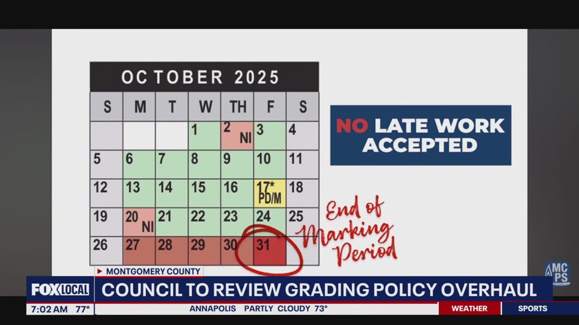 Grading policy overhaul review in Montgomery County