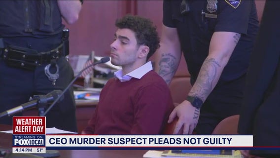CEO murder suspect pleads not guilty