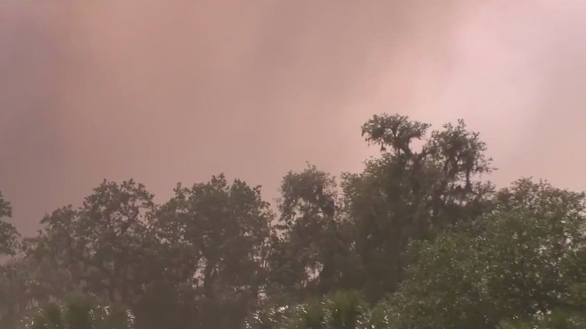 Crews battle brush fire in Bunnell