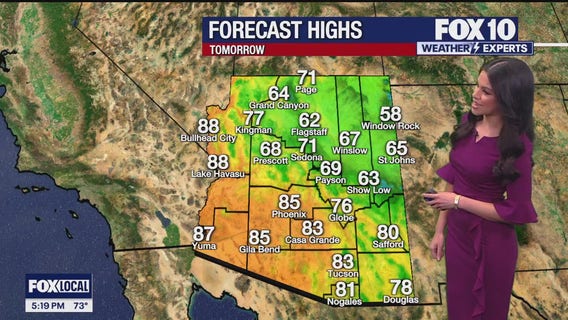 5PM Weather Forecast - 4/19/25